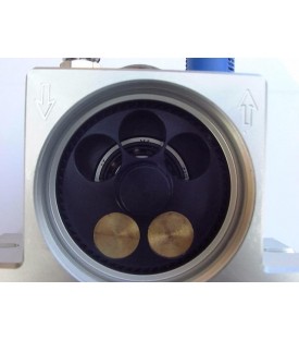 Vibrateur rotatif pneumatique à turbine ouvert